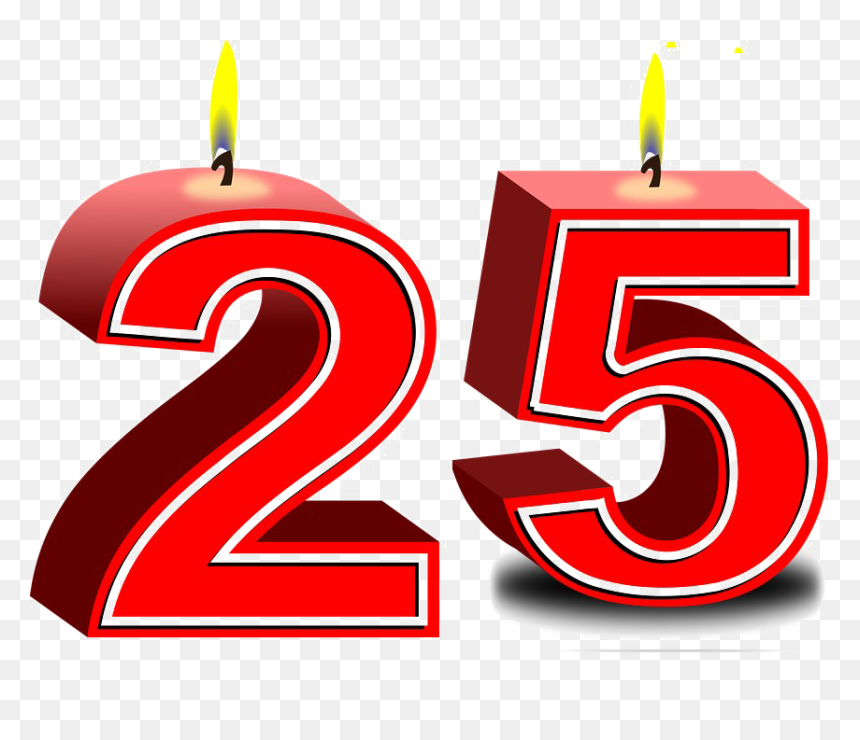 Thumb Image - 25 Birthday Candle Png, Transparent Png - red candle png