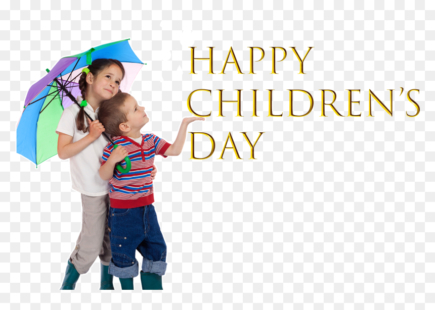 Children"s Day Png Photo Background - Baby In Umbrella Png, Transparent Png - happy children png