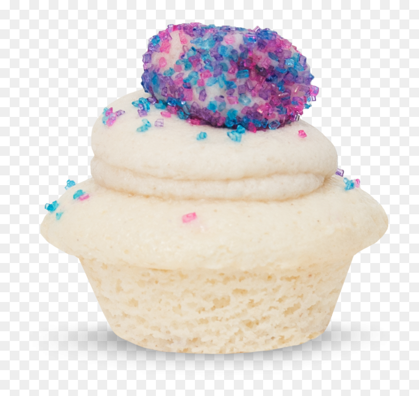 Sugar Cookie Cupcake Small Side View Image - Cupcake, HD Png Download - sugar cookie png