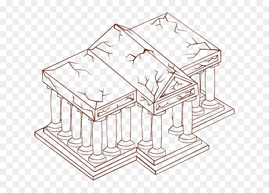 Column, Pillar, Valhalla, Memorial, Greek, Building - University Clip Art, HD Png Download - greek columns png