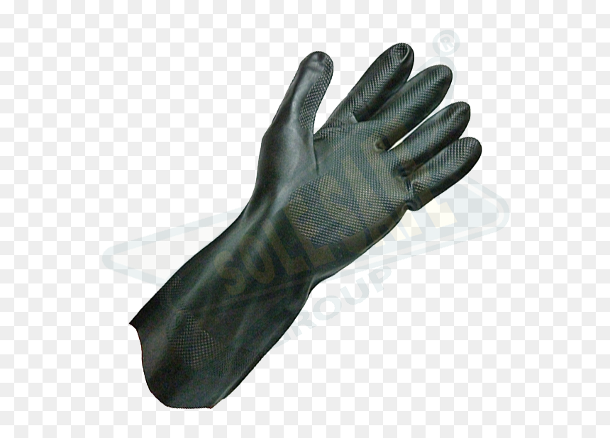 Neoprene Rubber Gloves - Leather, HD Png Download - rubber gloves png