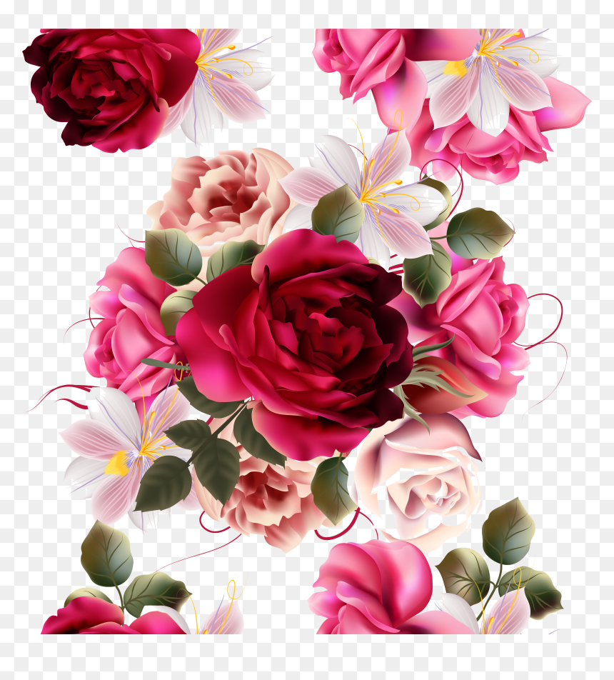 Rose Flower Photography - Rose Bouquet For Drawing, HD Png Download - throw blanket png
