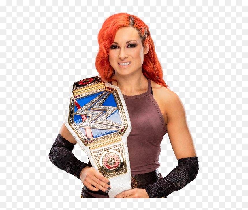 Becky Lynch Smackdown Champion, HD Png Download - wwe bayley png