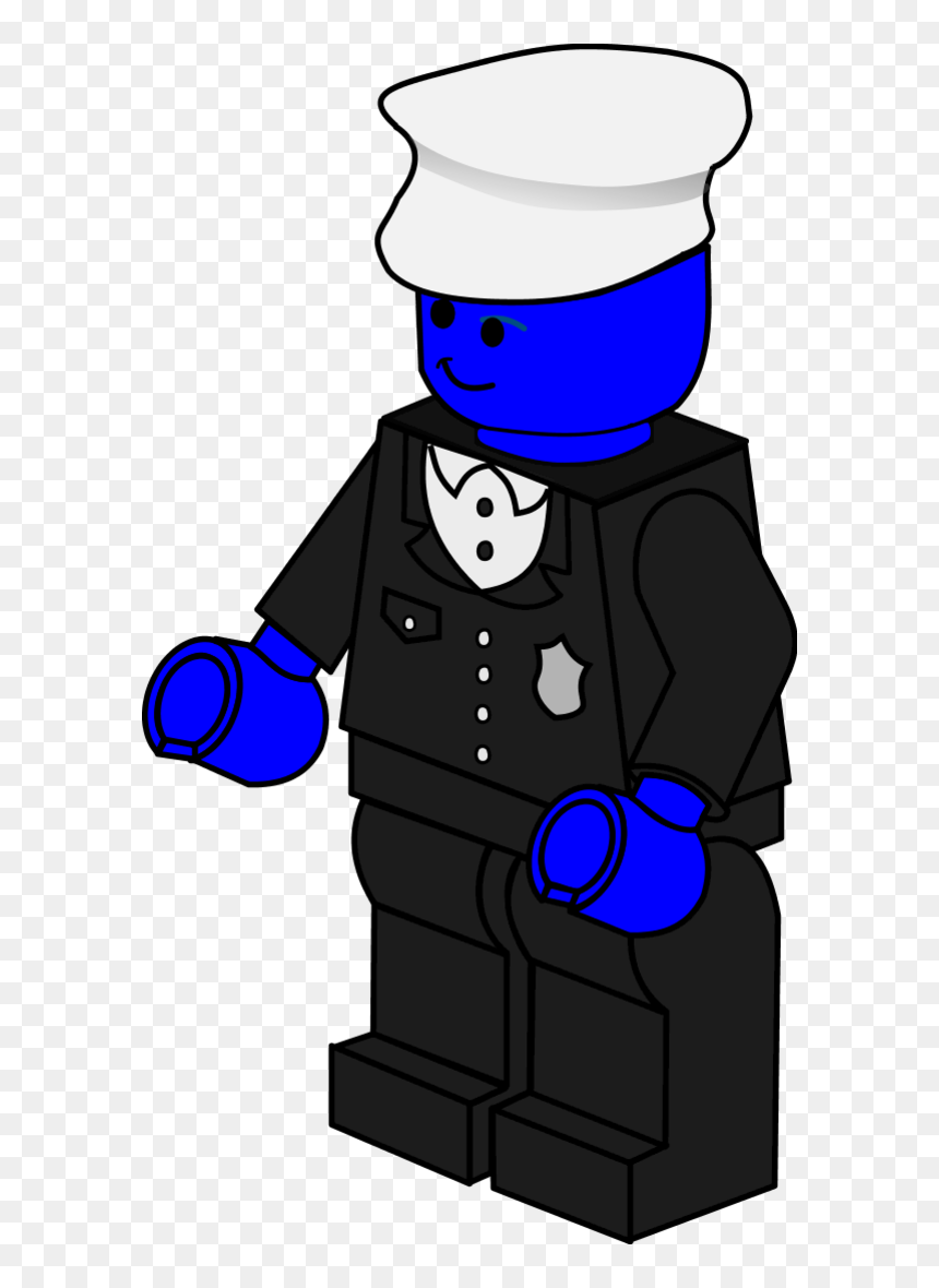Transparent Policeman Cliparts - Lego Clipart, HD Png Download - police man png