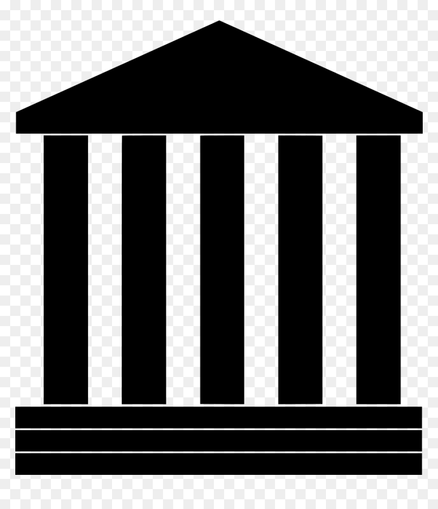 Griechisches Gebäude 5 Säulen, HD Png Download - greek columns png