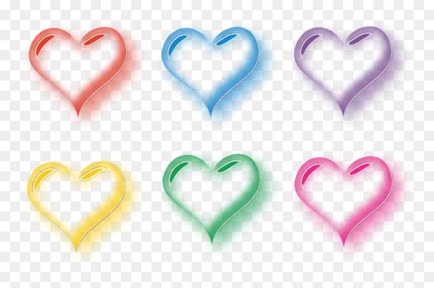 Glowing Heart Psd, HD Png Download - glowing heart png