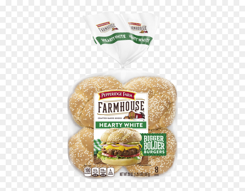Pepperidge Farm Rustic Potato Buns, HD Png Download - hamburger bun png