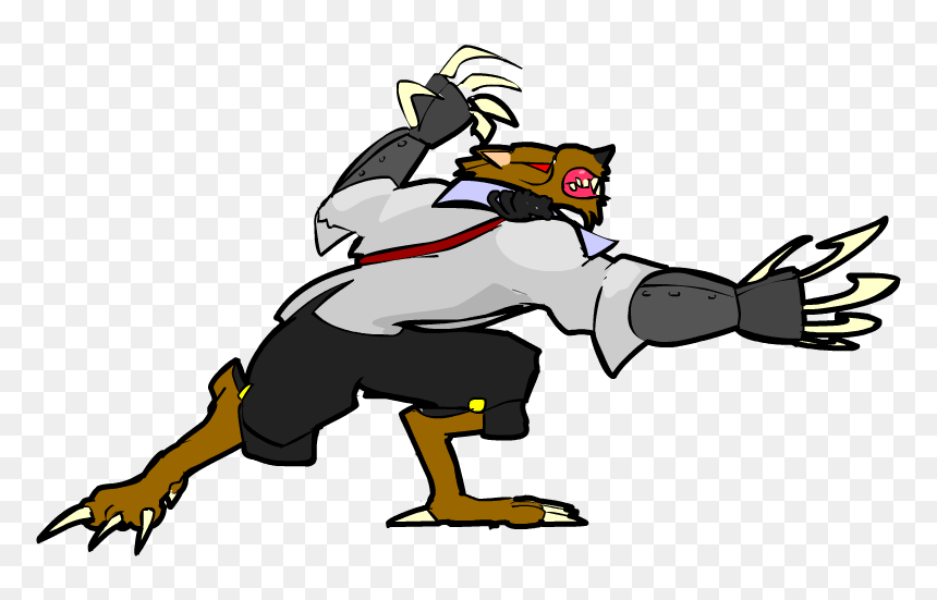 Card Image Cap - Cartoon, HD Png Download - angry wolf png