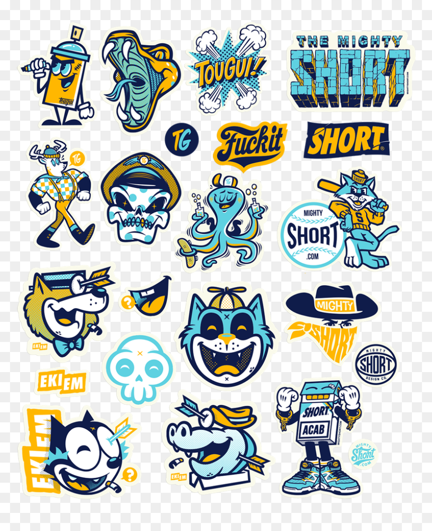 Sticker New Cutting Logo, HD Png Download - skull art png