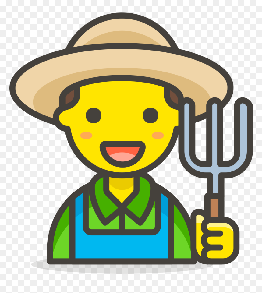 Farmer Icon Png, Transparent Png - farmer hat png