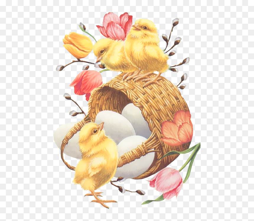Привітання З Великоднем Gif, HD Png Download - easter egg basket png