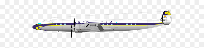 Passenger Aircraft With Propellers - Missile, HD Png Download - airliner png