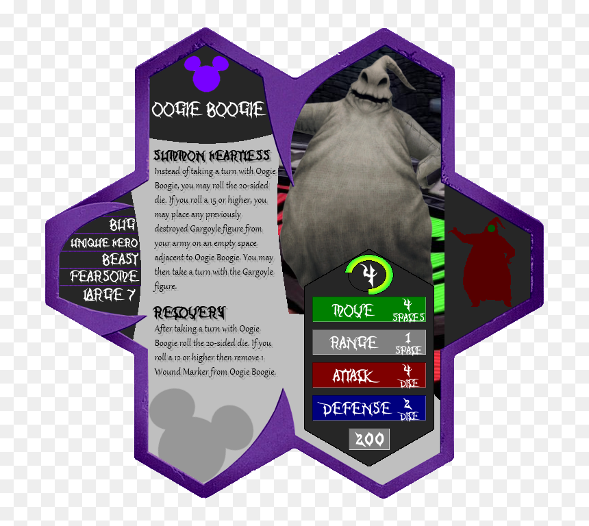 Https - //www - Mediafire - Com/file/nbu2gm - Hearts - Heroscape Cards, HD Png Download - oogie boogie png