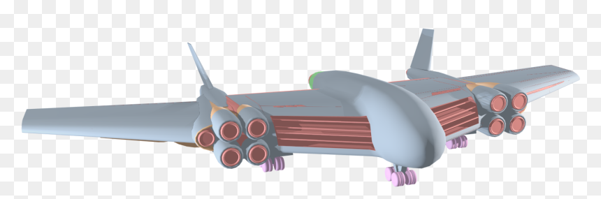 Fo4 Jet Airliner Full - Aircraft, HD Png Download - airliner png