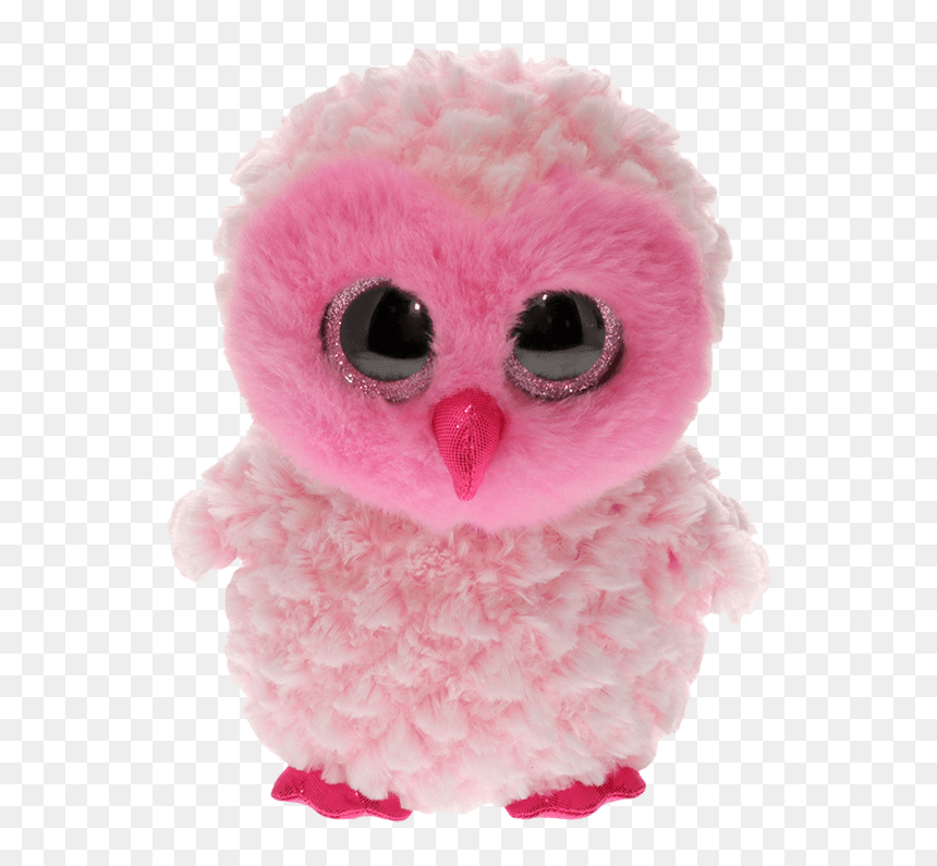 Stuffed Toy, HD Png Download - pink owl png