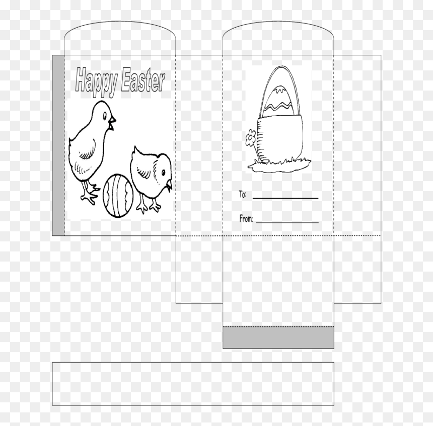 Printable Easter Egg Basket, HD Png Download - easter egg basket png