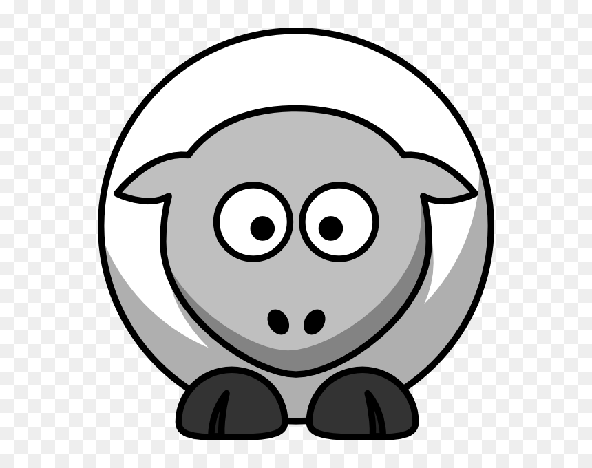Transparent Sheep Clipart Png - Cartoon Sheep, Png Download - lamb clipart png