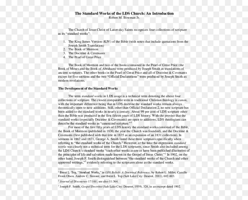 Document, HD Png Download - book of mormon png