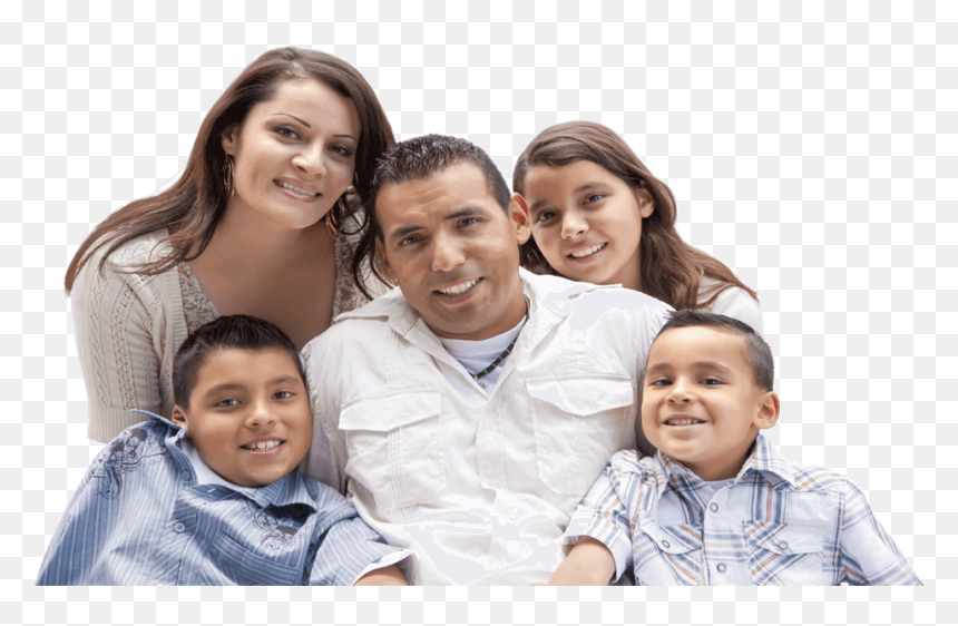 Hispanic And White Families, HD Png Download - hispanic family png