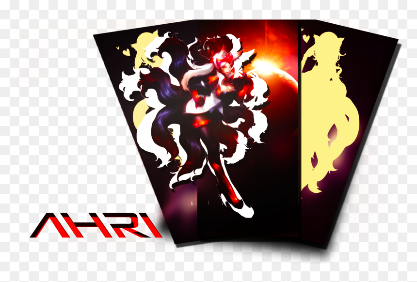 Graphic Design, HD Png Download - league of legends ahri png