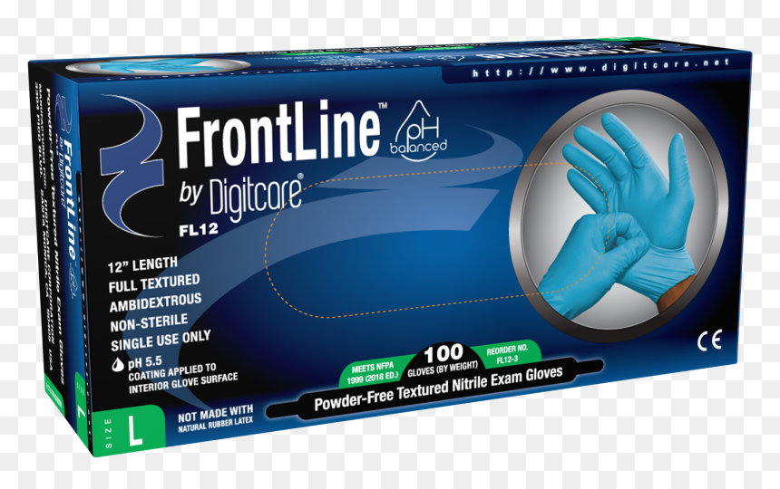 Nitrile Gloves Digitcare Apex Pro, HD Png Download - rubber gloves png