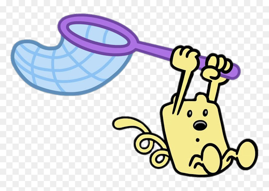 Wubbzy Holding A Net, HD Png Download - fish net png