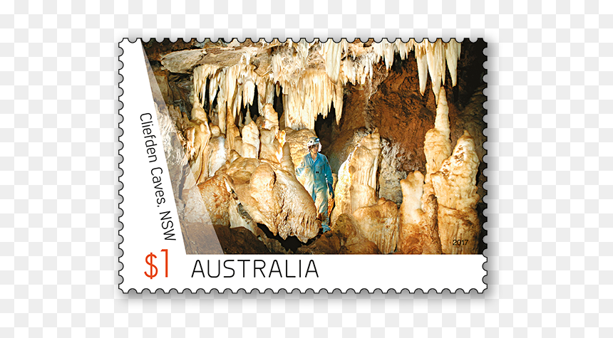 Australia Stamp Cavbes, HD Png Download - stalagmite png