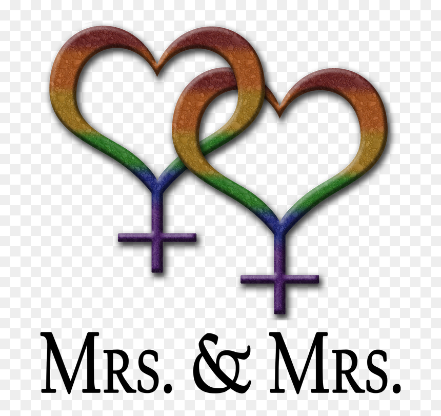 Heart, HD Png Download - lesbian symbol png