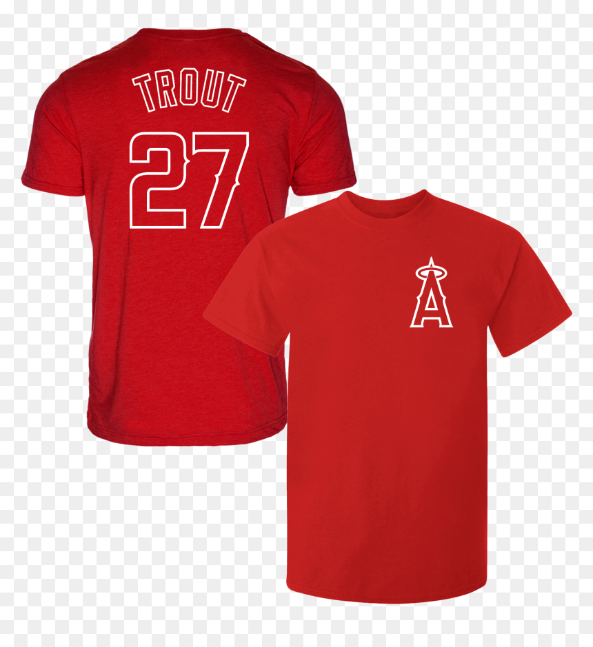 Jersey T Shirt Mlb, HD Png Download - mike trout png