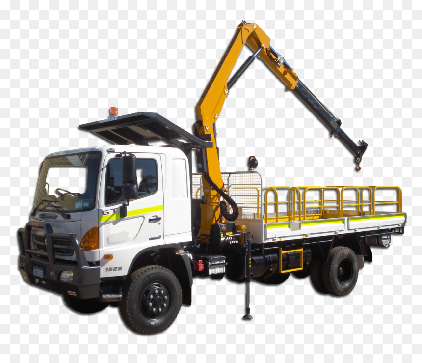 New Crane Truck - Crane, HD Png Download - garbage truck png