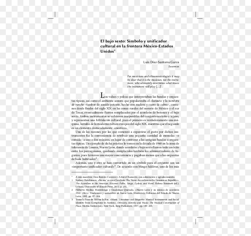 Document, HD Png Download - bajo sexto png