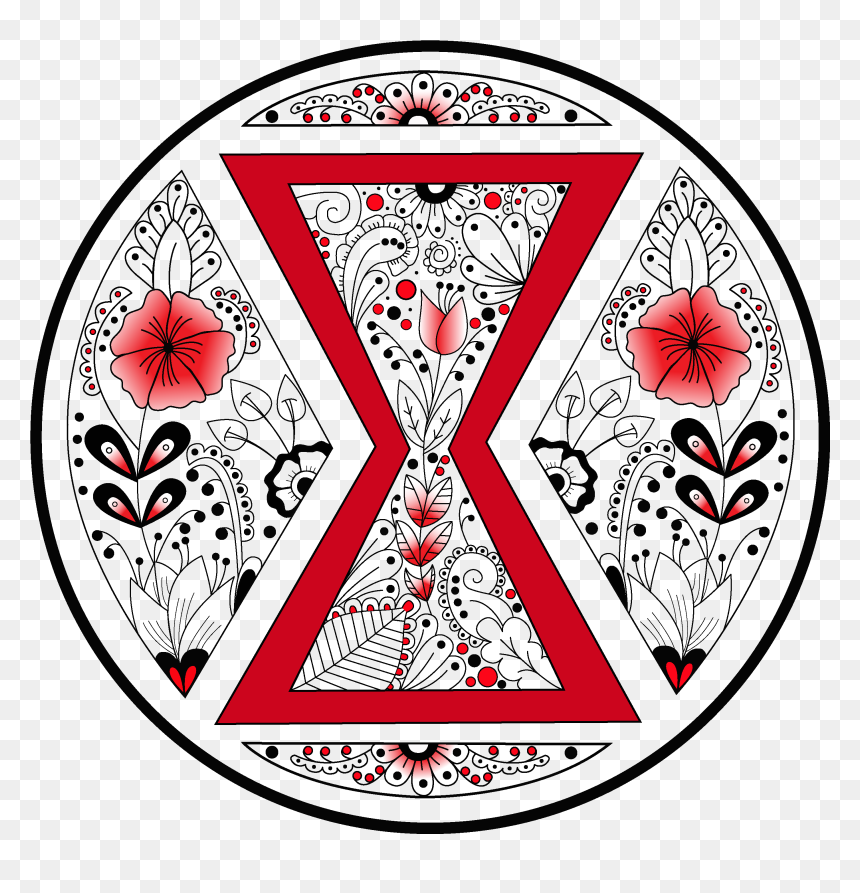 Mandala, HD Png Download - black widow symbol png
