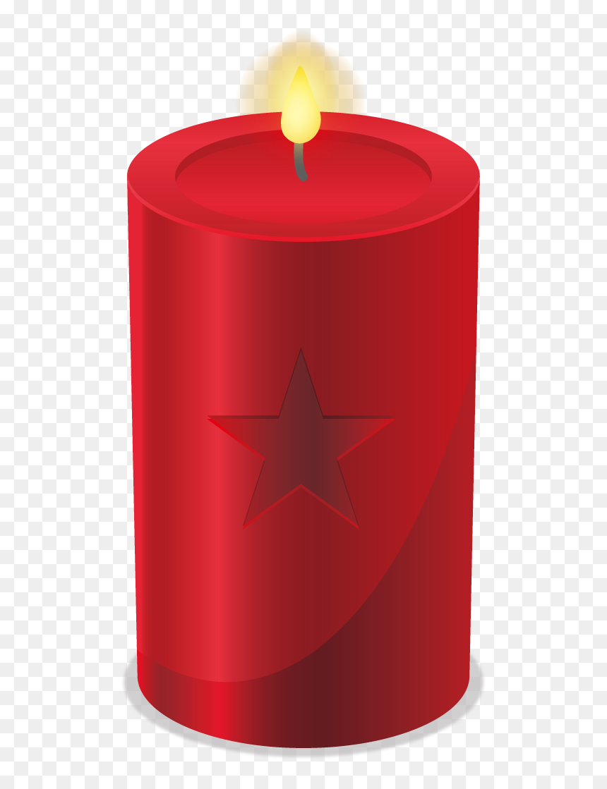 Flameless Wax Red Transprent Png Free Download - Box, Transparent Png - red candle png