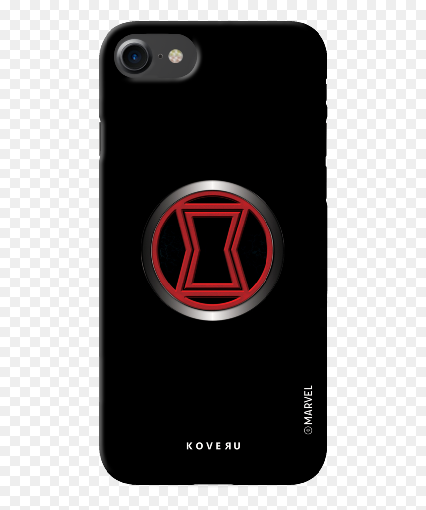 Black Widows Emblem Cover Case For Iphone 7/8 - Iphone, HD Png Download - black widow symbol png