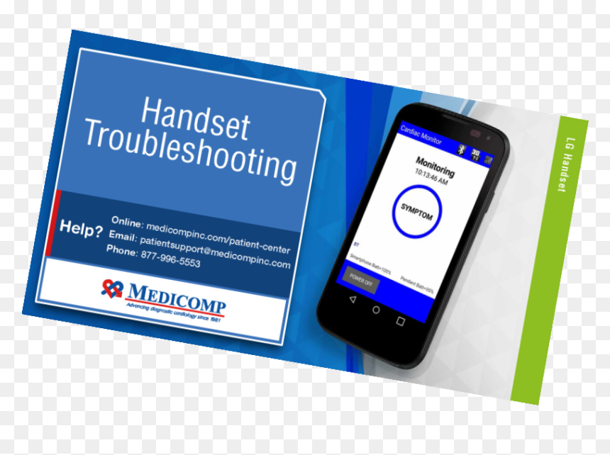 Lg Handset Troubleshooting Guide - Smartphone, HD Png Download - heart monitor png