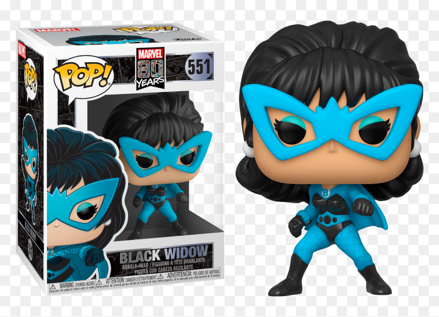 Black Widow 80 Years Funko Pop, HD Png Download - black widow comic png