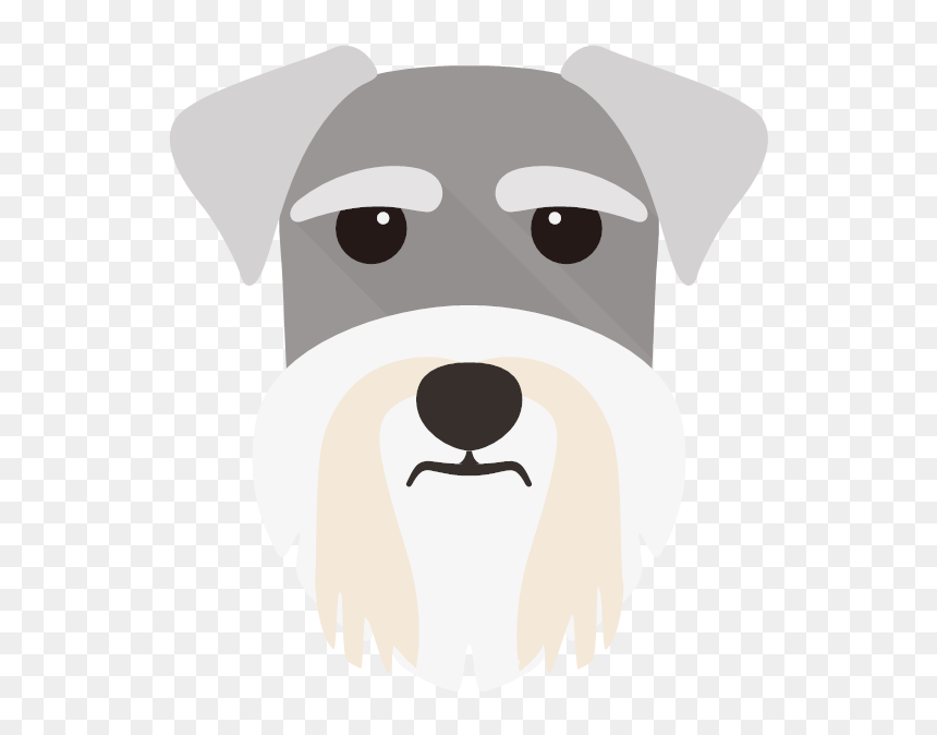 Dog Schnauzer Icon Transparent, HD Png Download - schnauzer png