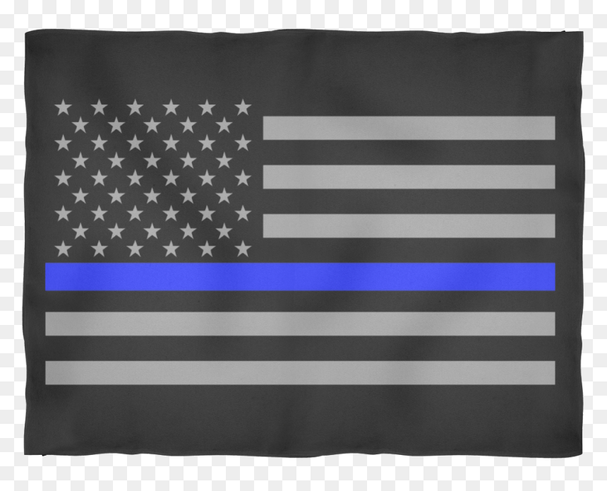 American Flag With Baseball, HD Png Download - blue flag png