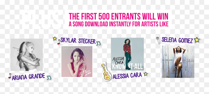 Plus The First 50 Entrants Will Win A Song Download - Poster, HD Png Download - alessia cara png