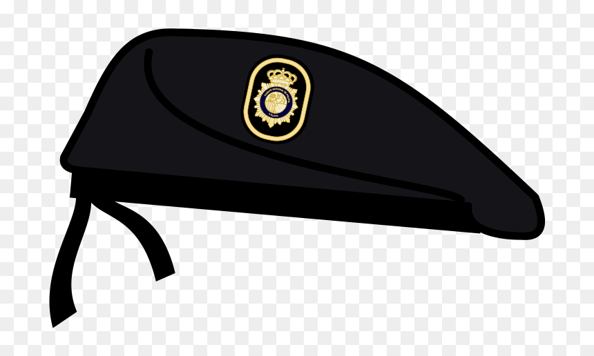 File - Boinageo3 - Boina Desenho De Policia, HD Png Download - policia png