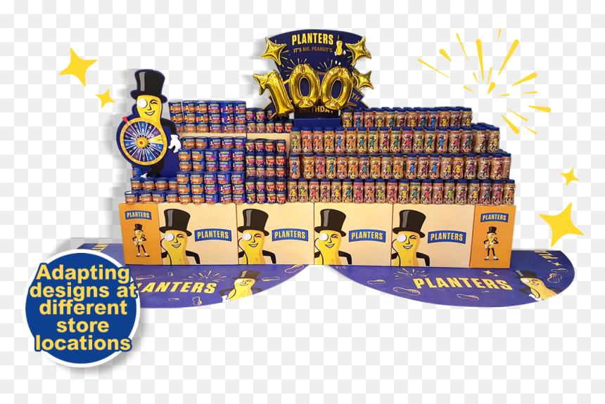 Axent Communication Project Planters Visual Merchandising, HD Png Download - mr peanut png