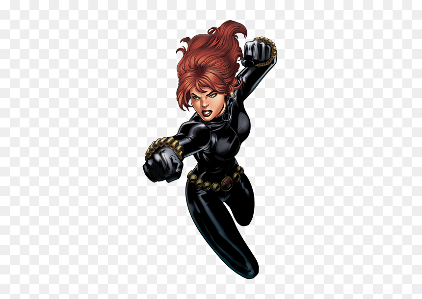 Mul Poses 0006 B - Transparent Comic Black Widow Png, Png Download - black widow comic png