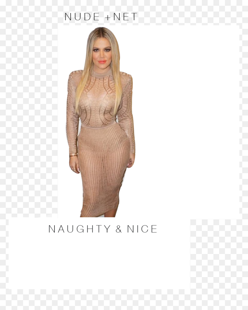 Khloe Kardashian Net Skirt - Gown, HD Png Download - khloe kardashian png