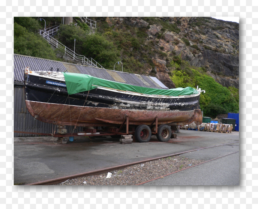 Returned To The Quay Next To The Fishguard Lifeboat - Dinghy, HD Png Download - lifeboat png