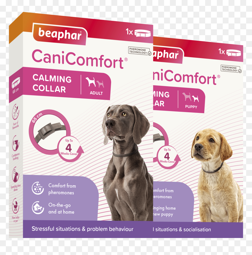 Beaphar Canicomfort Calming Collars - Ribavirina De Uso Veterinario, HD Png Download - dog barking png