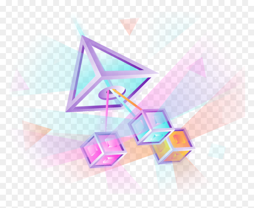 Triangle, HD Png Download - purple clouds png