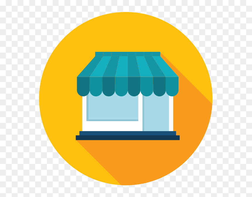 Near The Storefront, On The Highway, Or Near A Competitor"s - Corporate Website Icon Png, Transparent Png - storefront png