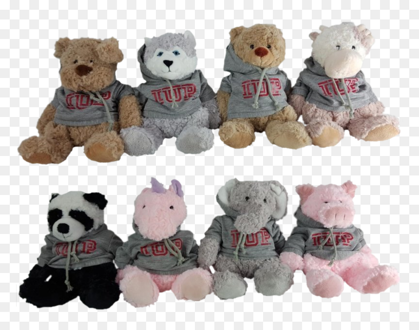 Stuffed Animal, Cuddle Buddy, Hoodie/iup Logo - Teddy Bear, HD Png Download - stuffed animals png