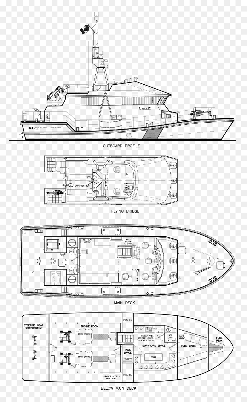 Severn Class Lifeboat Plans, HD Png Download - lifeboat png