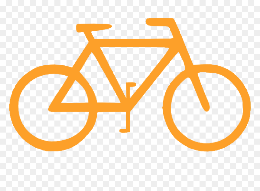 Easy Bicycle Clip Art, HD Png Download - bicycle icon png